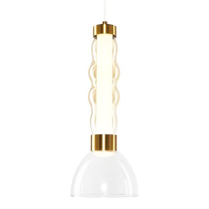 LED Пендел LUCCO LED/13W/230V Ø 15 см златист