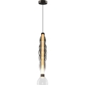 LED Пендел LUCCO LED/18W/230V Ø 15 см опушен
