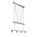 LED Пендел MATTES 4xE14/4W/230V 3000K лъскав хром