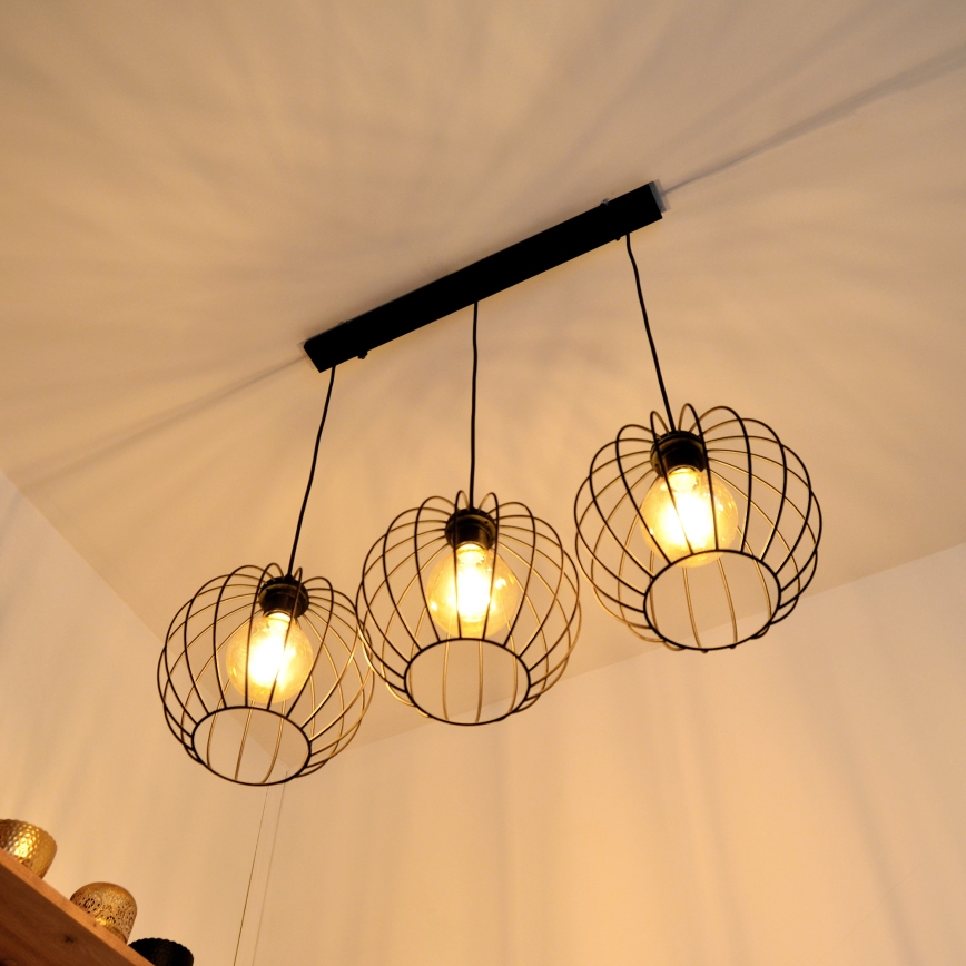 LED Пендел MERCURE 3xE27/15W/230V