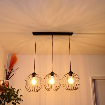 LED Пендел MERCURE 3xE27/15W/230V