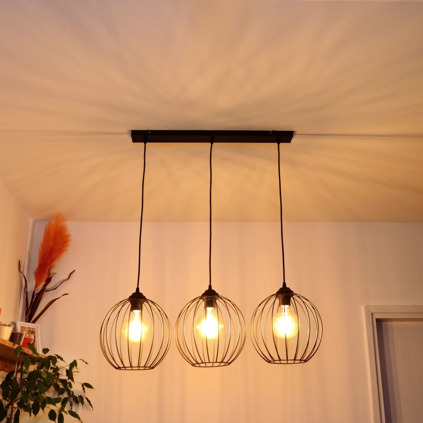 LED Пендел MERCURE 3xE27/15W/230V
