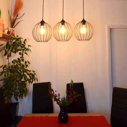 LED Пендел MERCURE 3xE27/15W/230V