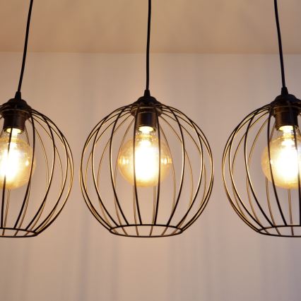 LED Пендел MERCURE 3xE27/15W/230V