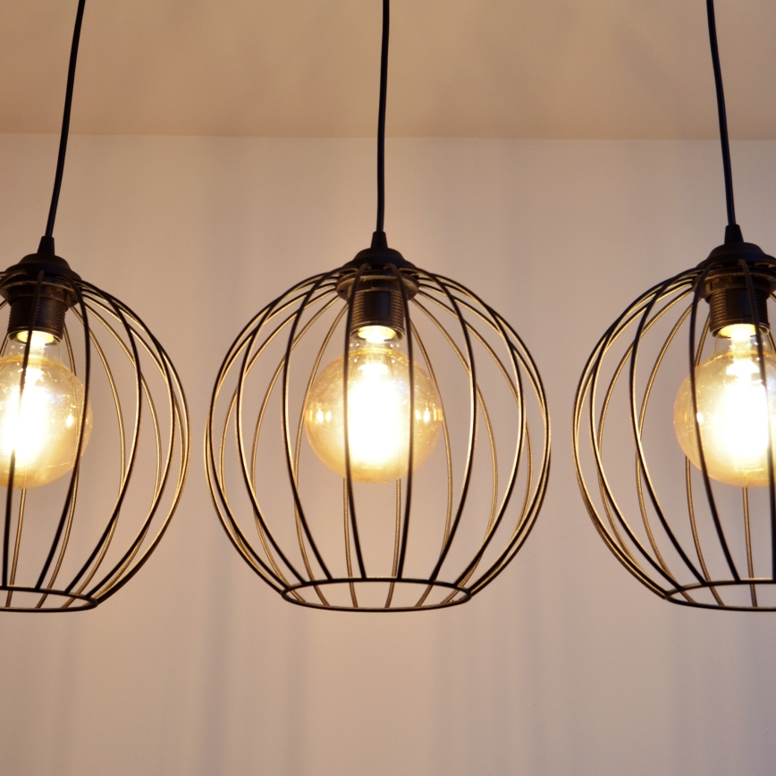 LED Пендел MERCURE 3xE27/15W/230V
