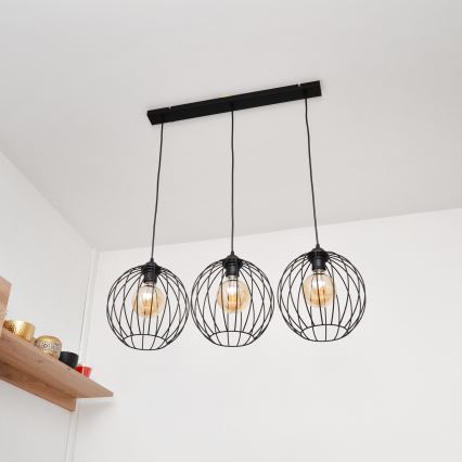 LED Пендел MERCURE 3xE27/15W/230V