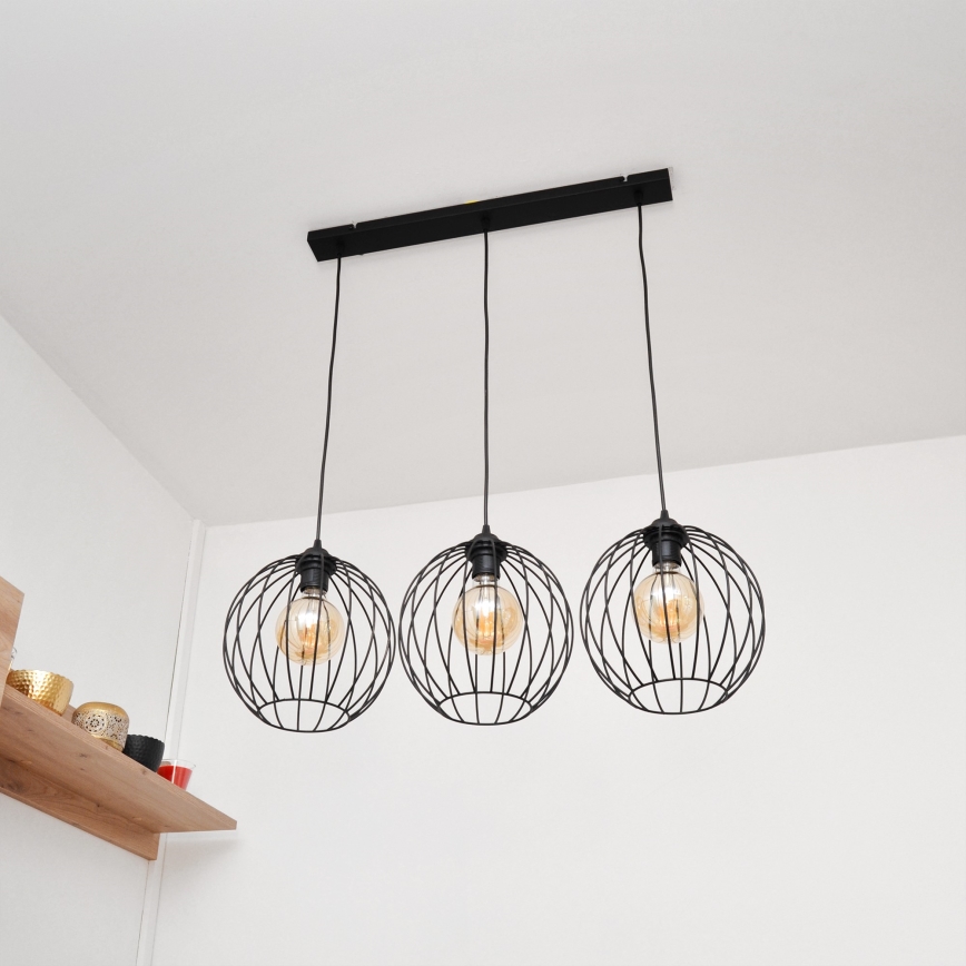 LED Пендел MERCURE 3xE27/15W/230V