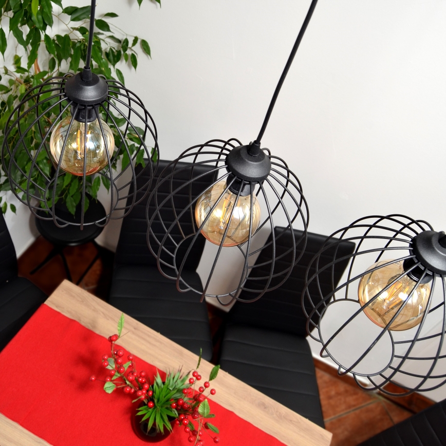 LED Пендел MERCURE 3xE27/15W/230V