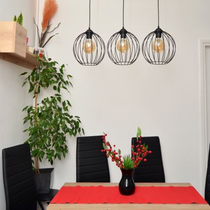 LED Пендел MERCURE 3xE27/15W/230V