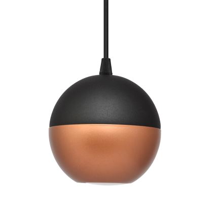 LED Пендел MIDWAY 3xGU10/4,8W/230V черен/меден