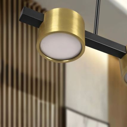 LED Пендел MIRELLA 3xGX53/6W/230V златист/черен