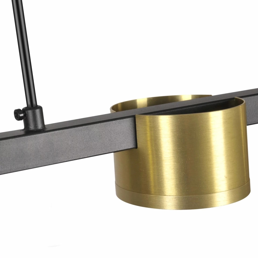 LED Пендел MIRELLA 3xGX53/6W/230V златист/черен