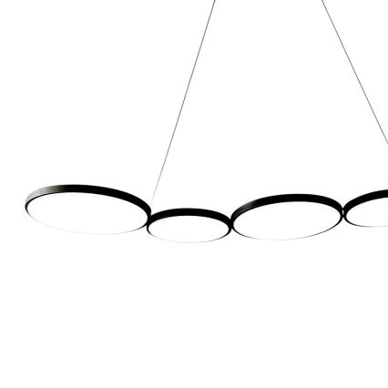 LED Пендел OLYMPIA 5xLED/10W/230V черен
