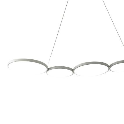 LED Пендел OLYMPIA 5xLED/10W/230V сив