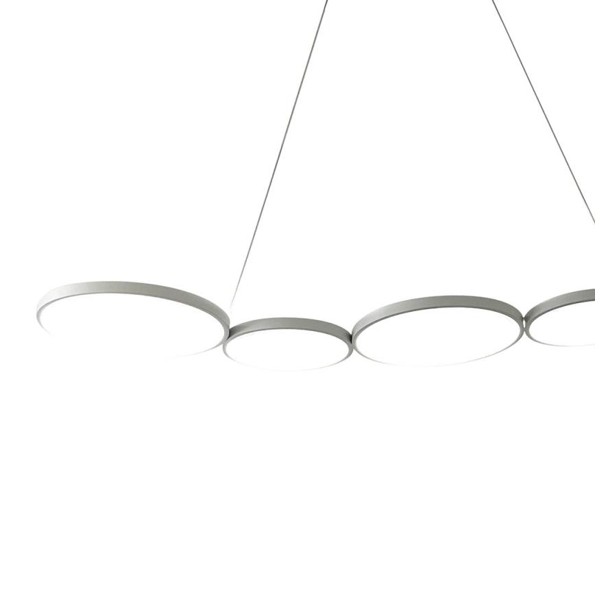 LED Пендел OLYMPIA 5xLED/10W/230V сив