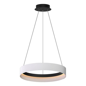 LED Пендел ORBITA LED/52W/230V бял/черен