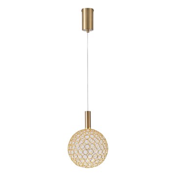 LED Пендел PERFORATO LED/6,3W/230V 3000K златист Ø 20 см