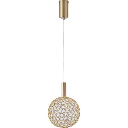 LED Пендел PERFORATO LED/6,3W/230V 3000K златист Ø 20 см