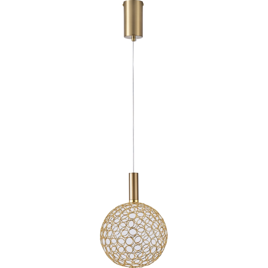 LED Пендел PERFORATO LED/6,3W/230V 3000K златист Ø 20 см