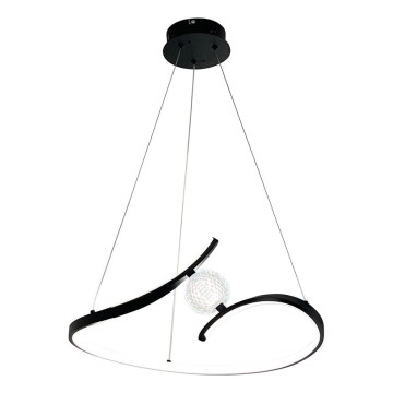 LED Пендел PERLA LED/34W/230V черен