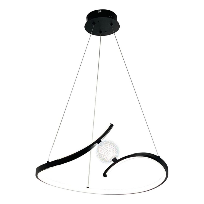 LED Пендел PERLA LED/34W/230V черен