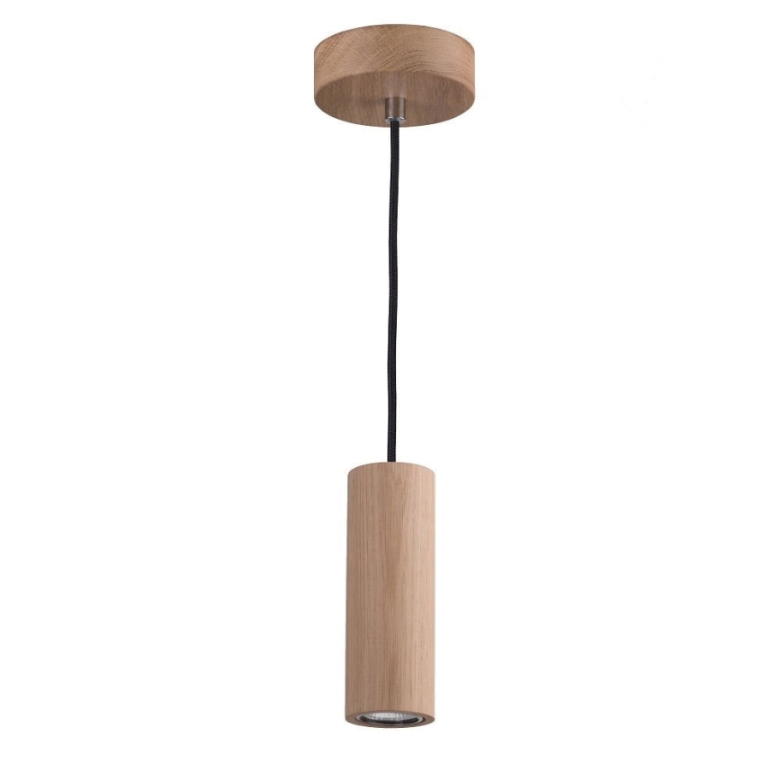 LED Пендел PIPE 1xGU10/5W/230V матов дъб
