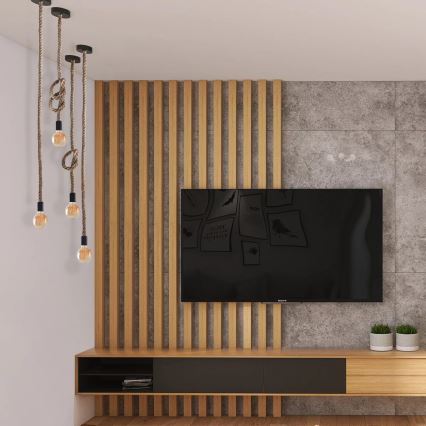 LED Пендел ROPE 1xE27/8W/230V