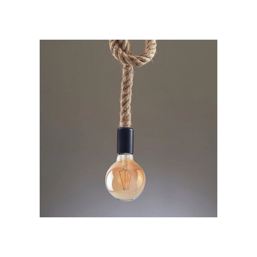 LED Пендел ROPE 1xE27/8W/230V