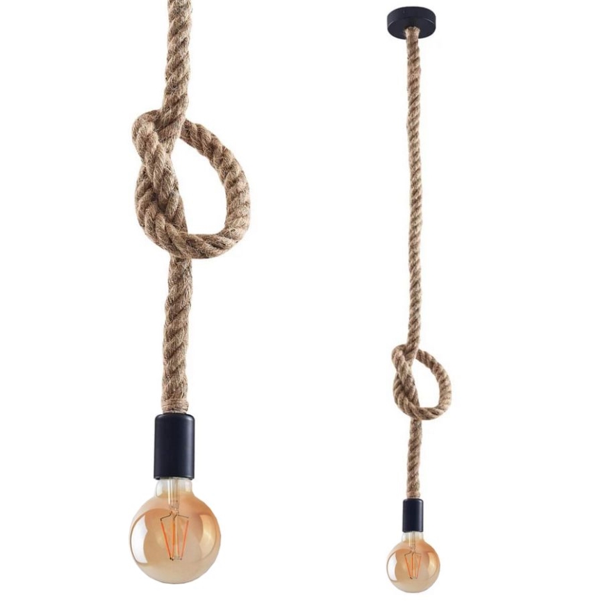 LED Пендел ROPE 1xE27/8W/230V