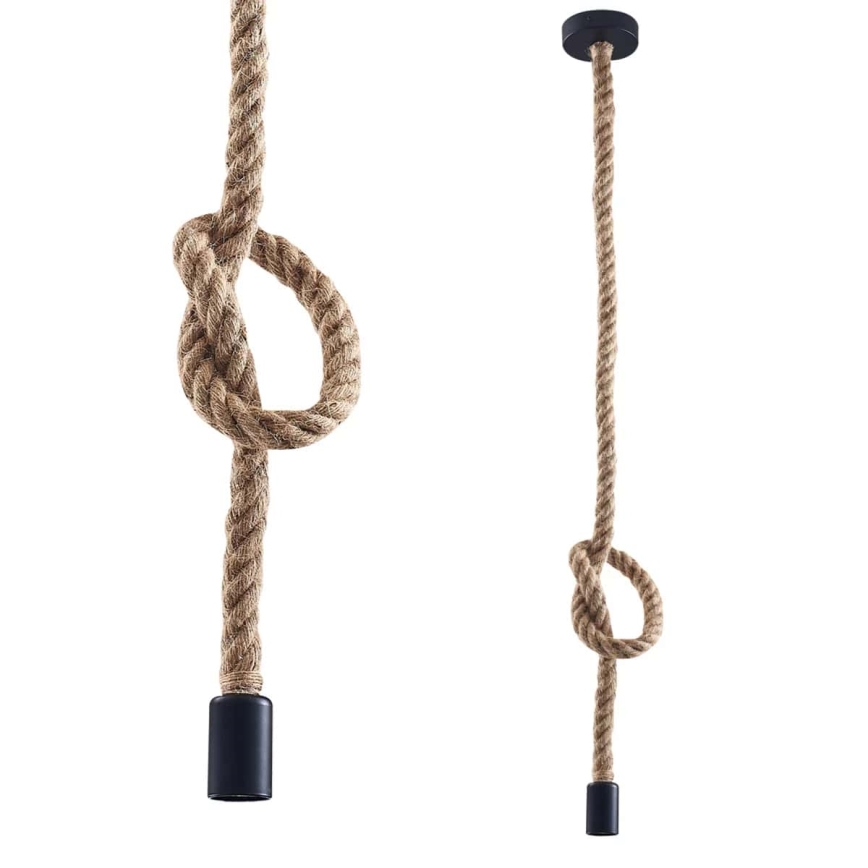 LED Пендел ROPE 1xE27/8W/230V