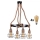 LED Пендел ROPE ALEGRA 4xE27/10W/230V