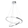 LED Пендел ROTONDA LED/51W/230V матов хром
