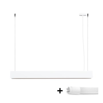 LED Пендел SPARK 1xG13/8,5W/230V бял