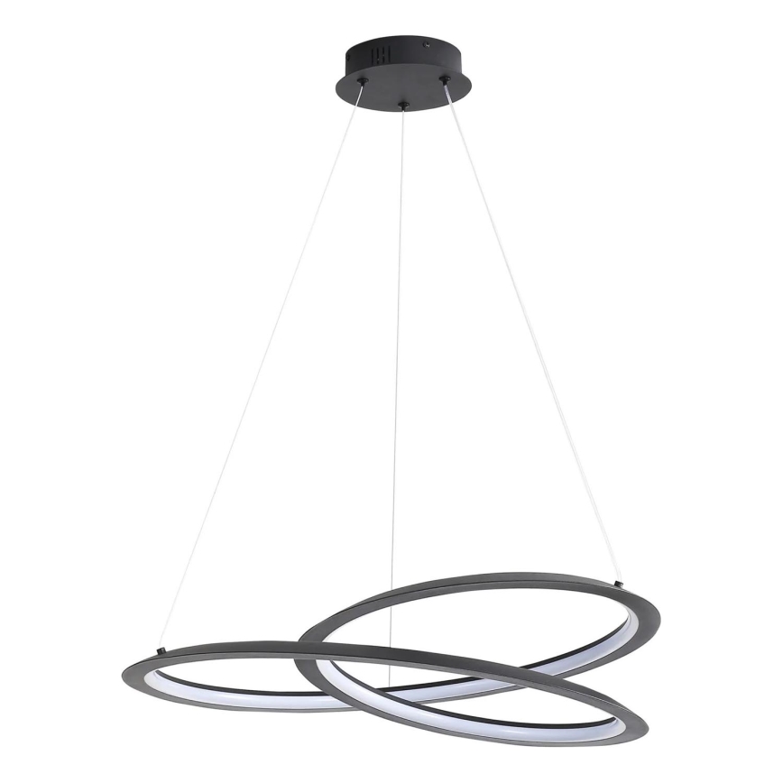 LED Пендел TANGO LED/44W/230V 4000K Ø 60 см черен