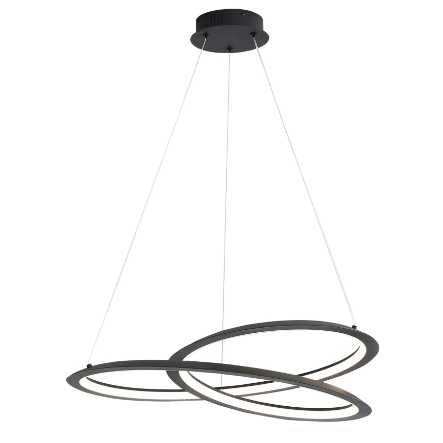 LED Пендел TANGO LED/44W/230V 4000K Ø 60 см черен