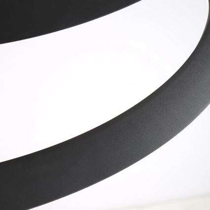 LED Пендел TANGO LED/44W/230V 4000K Ø 60 см черен