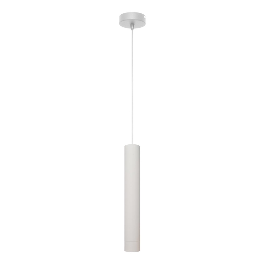 LED Пендел TUBA 1xGU10/4,8W/230V бял