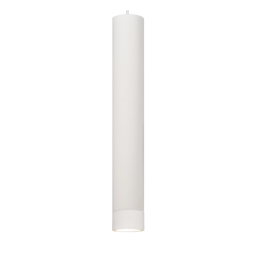 LED Пендел TUBA 1xGU10/4,8W/230V бял