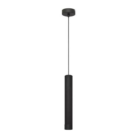 LED Пендел TUBA 1xGU10/4,8W/230V черен