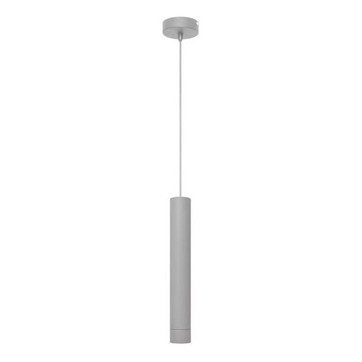 LED Пендел TUBA 1xGU10/4,8W/230V сив