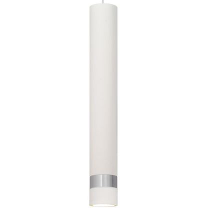 LED Пендел TUBA 3xGU10/4,8W/230V бял/матов хром