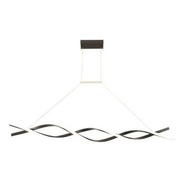 LED Пендел TWIST LED/37W/230V 4000K 120 см черен