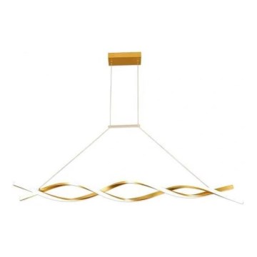 LED Пендел TWIST LED/37W/230V 4000K 120 см златист