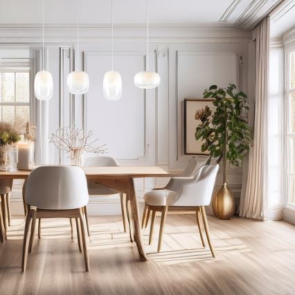 LED Пендел VASO LED/15W/230V бял