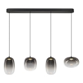 LED Пендел VASO LED/15W/230V черен/опушен