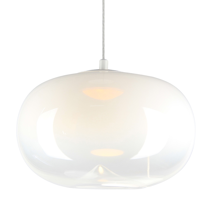 LED Пендел VASO LED/4W/230V Ø 18 см бял