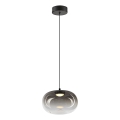 LED Пендел VASO LED/4W/230V Ø 18 см черен/опушен