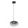 LED Пендел VASO LED/4W/230V Ø 18 см черен/опушен