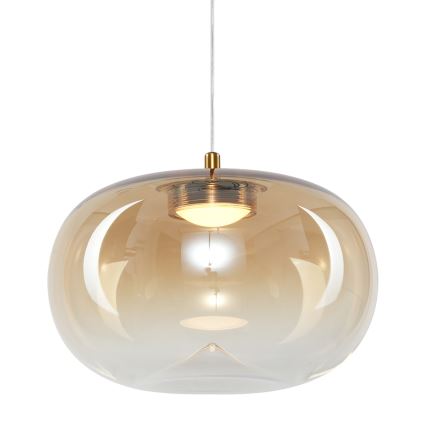 LED Пендел VASO LED/4W/230V Ø 18 см златист/опушен
