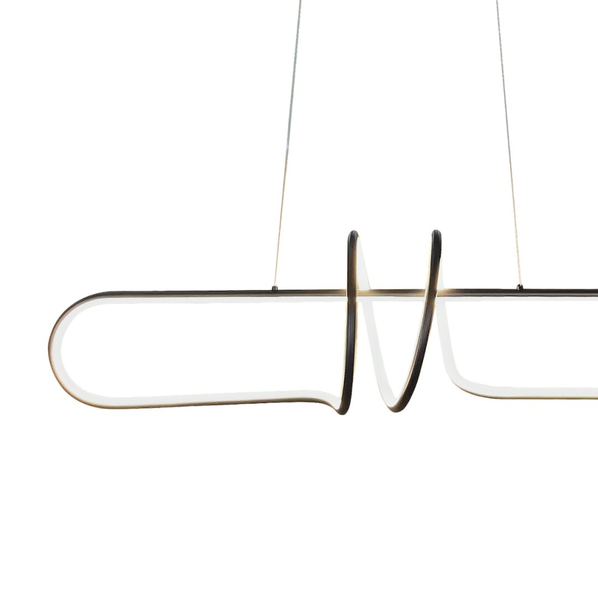 LED Пендел VERTIGO LED/54W/230V черен